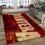 pantera band heavy metal music metalheads carpet rectangle area rug for living room home room decor gift for fans dark room ptr17
