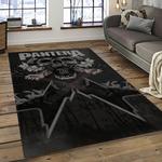 pantera band heavy metal music metalheads carpet rectangle area rug for living room home room decor gift for fans dark room ptr25