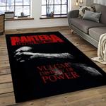 pantera band heavy metal music metalheads carpet rectangle area rug for living room home room decor gift for fans dark room ptr4
