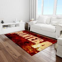 pantera band heavy metal music metalheads carpet rectangle area rug for living room home room decor gift for fans light room ptr17