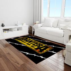 pantera band heavy metal music metalheads carpet rectangle area rug for living room home room decor gift for fans light room ptr20