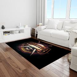 pantera band heavy metal music metalheads carpet rectangle area rug for living room home room decor gift for fans light room ptr5