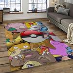 pokemon anime manga cartoon character carpet rectangle area rug for living room home room decor gift for fans dark room pkm56