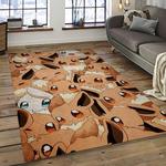 pokemon anime manga cartoon character carpet rectangle area rug for living room home room decor gift for fans dark room pkm60