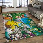 pokemon anime manga cartoon character carpet rectangle area rug for living room home room decor gift for fans dark room pkm68