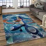 pokemon anime manga cartoon character carpet rectangle area rug for living room home room decor gift for fans dark room pkm70
