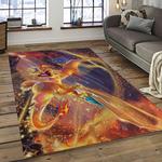 pokemon anime manga cartoon character carpet rectangle area rug for living room home room decor gift for fans dark room pkm76