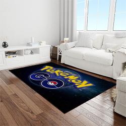 pokemon anime manga cartoon character carpet rectangle area rug for living room home room decor gift for fans light room pkm15