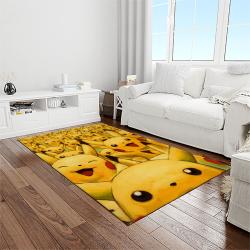 pokemon anime manga cartoon character carpet rectangle area rug for living room home room decor gift for fans light room pkm25