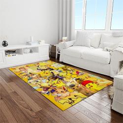 pokemon anime manga cartoon character carpet rectangle area rug for living room home room decor gift for fans light room pkm26