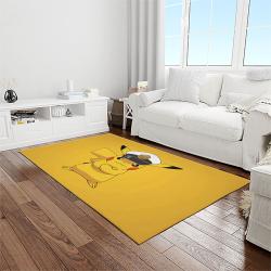 pokemon anime manga cartoon character carpet rectangle area rug for living room home room decor gift for fans light room pkm39