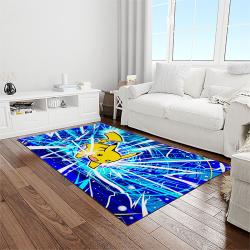 pokemon anime manga cartoon character carpet rectangle area rug for living room home room decor gift for fans light room pkm47