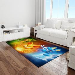pokemon anime manga cartoon character carpet rectangle area rug for living room home room decor gift for fans light room pkm53
