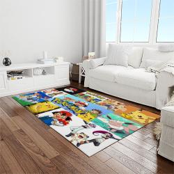 pokemon anime manga cartoon character carpet rectangle area rug for living room home room decor gift for fans light room pkm62
