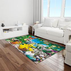pokemon anime manga cartoon character carpet rectangle area rug for living room home room decor gift for fans light room pkm68