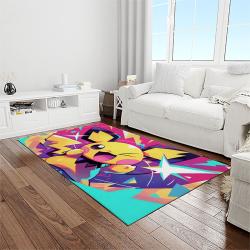 pokemon anime manga cartoon character carpet rectangle area rug for living room home room decor gift for fans light room pkm69
