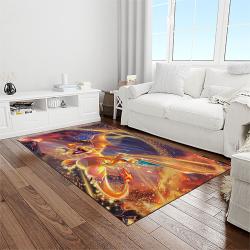pokemon anime manga cartoon character carpet rectangle area rug for living room home room decor gift for fans light room pkm76