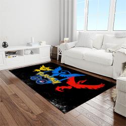 pokemon anime manga cartoon character carpet rectangle area rug for living room home room decor gift for fans light room pkm9