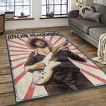 ritchie blackmore guitarist deep purple music hard rock carpet rectangle area rug for living room home room decor gift for fans dark room rbc33