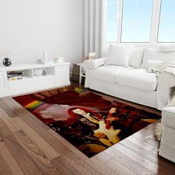 ritchie blackmore guitarist deep purple music hard rock carpet rectangle area rug for living room home room decor gift for fans light room rbc18