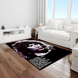 ritchie blackmore guitarist deep purple music hard rock carpet rectangle area rug for living room home room decor gift for fans light room rbc2
