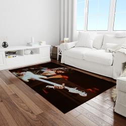 ritchie blackmore guitarist deep purple music hard rock carpet rectangle area rug for living room home room decor gift for fans light room rbc30