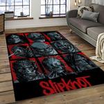 slipknot band heavy metal music metalheads carpet rectangle area rug for living room home room decor gift for fans dark room slk23