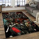 slipknot band heavy metal music metalheads carpet rectangle area rug for living room home room decor gift for fans dark room slk28