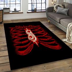 Slipknot Band Heavy Metal Music Metalheads Carpet Rectangle Area Rug For Living Room Home Room Decor Gift For Fans SLK35