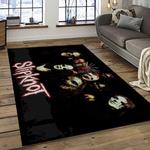 slipknot band heavy metal music metalheads carpet rectangle area rug for living room home room decor gift for fans dark room slk38
