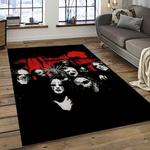 slipknot band heavy metal music metalheads carpet rectangle area rug for living room home room decor gift for fans dark room slk44