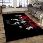 slipknot band heavy metal music metalheads carpet rectangle area rug for living room home room decor gift for fans dark room slk46