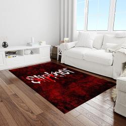 slipknot band heavy metal music metalheads carpet rectangle area rug for living room home room decor gift for fans light room slk21
