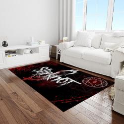 slipknot band heavy metal music metalheads carpet rectangle area rug for living room home room decor gift for fans light room slk22
