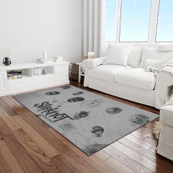 slipknot band heavy metal music metalheads carpet rectangle area rug for living room home room decor gift for fans light room slk29