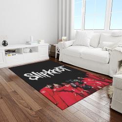 slipknot band heavy metal music metalheads carpet rectangle area rug for living room home room decor gift for fans light room slk41