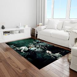 slipknot band heavy metal music metalheads carpet rectangle area rug for living room home room decor gift for fans light room slk6
