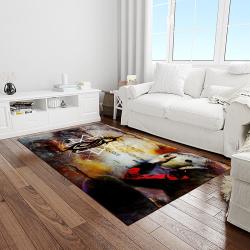 slipknot band heavy metal music metalheads carpet rectangle area rug for living room home room decor gift for fans light room slk9