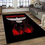 system of a down heavy metal music for metalheads carpet rectangle area rug for living room home room decor gift for fans dark room soad1