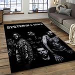system of a down heavy metal music for metalheads carpet rectangle area rug for living room home room decor gift for fans dark room soad13