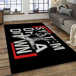 System Of A Down Heavy Metal Music For Metalheads Carpet Rectangle Area Rug For Living Room Home Room Decor Gift For Fans SOAD24