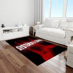 system of a down heavy metal music for metalheads carpet rectangle area rug for living room home room decor gift for fans light room soad19