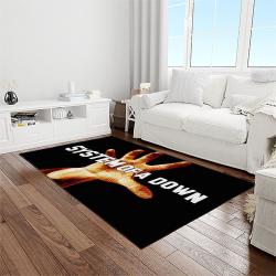 system of a down heavy metal music for metalheads carpet rectangle area rug for living room home room decor gift for fans light room soad29