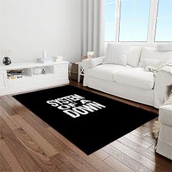 system of a down heavy metal music for metalheads carpet rectangle area rug for living room home room decor gift for fans light room soad31