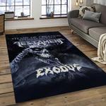 testament band thrash metal music metalheads carpet rectangle area rug for living room home room decor gift for fans dark room ttm1