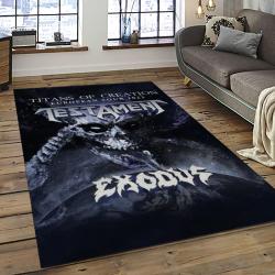 Testament Band Thrash Metal Music Metalheads Carpet Rectangle Area Rug For Living Room Home Room Decor Gift For Fans TTM1