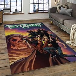 Testament Band Thrash Metal Music Metalheads Carpet Rectangle Area Rug For Living Room Home Room Decor Gift For Fans TTM12