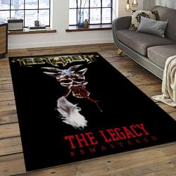 Testament Band Thrash Metal Music Metalheads Carpet Rectangle Area Rug For Living Room Home Room Decor Gift For Fans TTM15