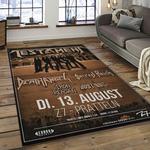testament band thrash metal music metalheads carpet rectangle area rug for living room home room decor gift for fans dark room ttm2