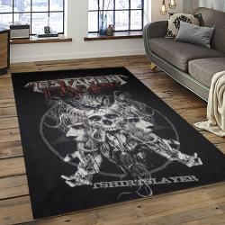Testament Band Thrash Metal Music Metalheads Carpet Rectangle Area Rug For Living Room Home Room Decor Gift For Fans TTM23